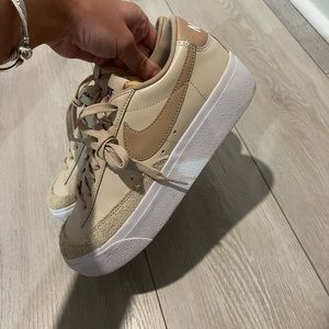 Nike platform blazers